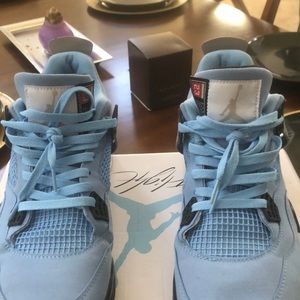 Jordan University Blue 4s Size 12